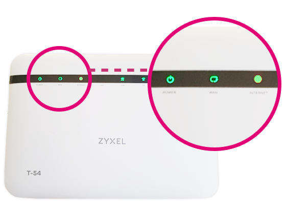 Zyxel T-54 router