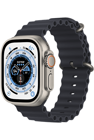 Apple Watch Ultra Titanium Case 49mm Zwart
