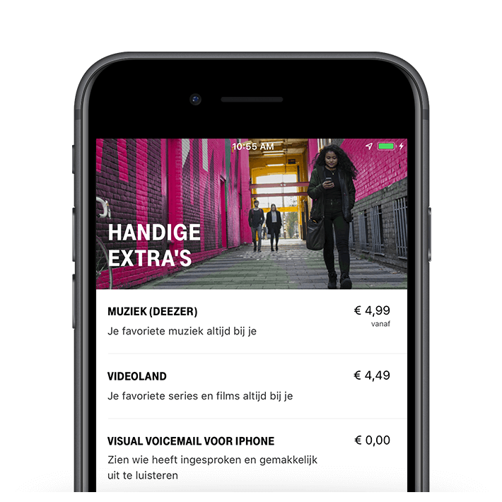 Bundel aanpassen in de My T-Mobile app