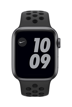 Apple Watch S6 40mm Aluminium Case - Sportband Zwart