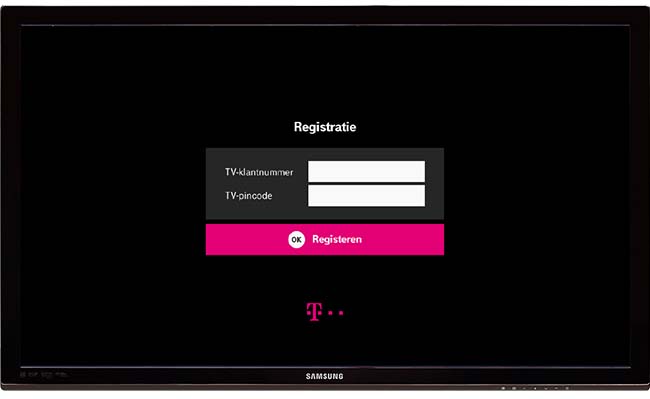 T-Mobile TV registreren